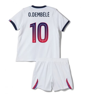 Paris Saint-Germain Ousmane Dembele #10 Udebanetrøje Børn 2026-27 Kortærmet (+ Korte bukser)